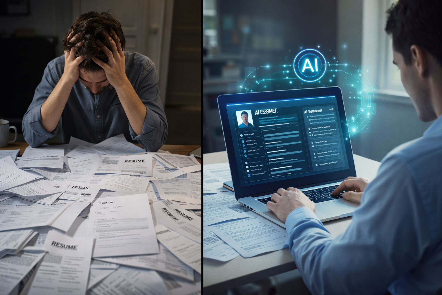 Chaos of multiple resumes vs OneResume simplicity